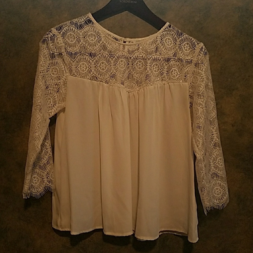 White Lace Blouse